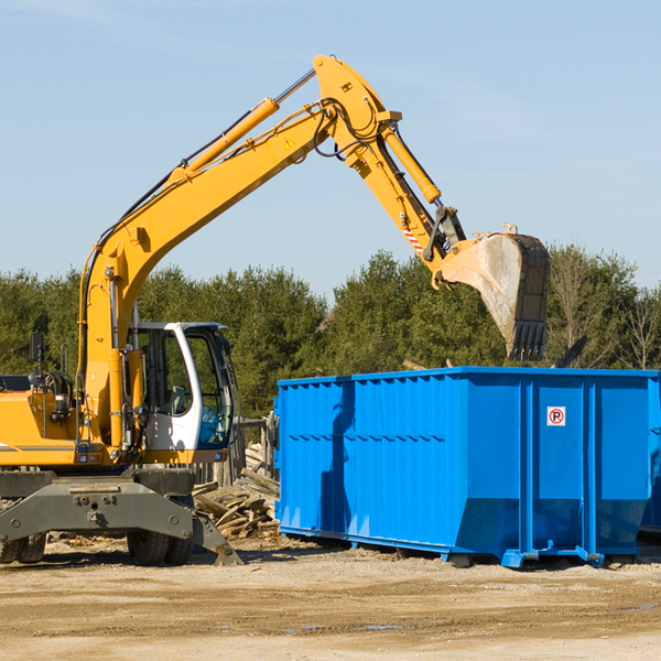 can i choose the location where the residential dumpster will be placed in Montgomery Michigan